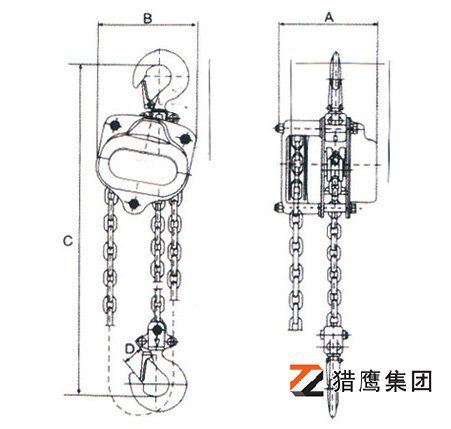 VT手拉葫芦结构